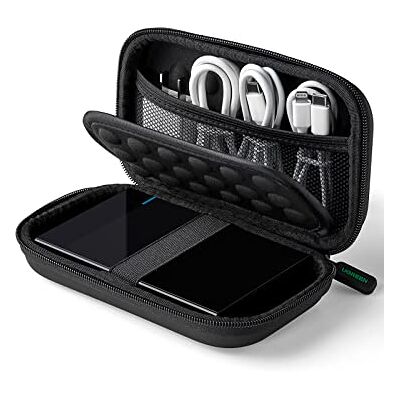 UGREEN Harde Schijf Bag Drie Laag Dubbele Ritssluiting Elektronische Opbergtas Kabel Reistas voor 2.5" Harde Schijf Kabel Oplader Hub Powerbank, enz. UGREEN Harde Schijf Bag Drie Laag Dubbele Ritssluiting Elektronische Opbergtas Kabel Reistas voor 2.5" Harde Schijf Kabel Oplader Hub Powerbank, enz.