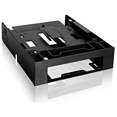 Icy Dock Adapter/montageframe/montagebeugel voor 2 x SSD/HDD 2,5 inch en 1 x 3,5 inch harde schijf of apparaat in 1 sleuf van 5,25 inch Flex-FIT Trio MB343SP Icy Dock Adapter/montageframe/montagebeugel voor 2 x SSD/HDD 2,5 inch en 1 x 3,5 inch harde schijf of apparaat in 1 sleuf van 5,25 inch Flex-FIT Trio MB343SP