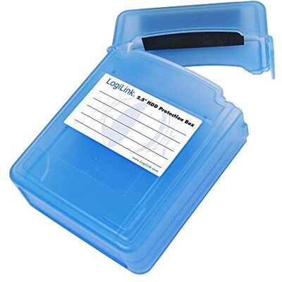Logilink UA0132 Box voor 2 harde schijven, 2,5 inch, blauw Logilink UA0132 Box voor 2 harde schijven, 2,5 inch, blauw