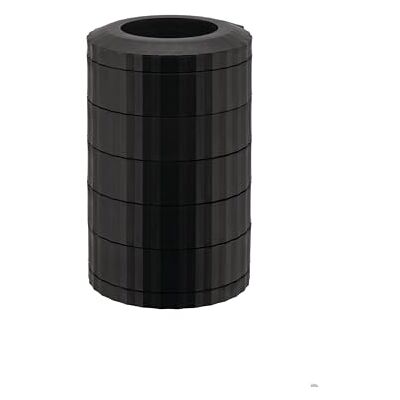 Alessi Plissé MDL19 B capsulebox, compatibel met Nespresso, 5 etages, draaibaar, van thermoplastisch hars, zwart Alessi Plissé MDL19 B capsulebox, compatibel met Nespresso, 5 etages, draaibaar, van thermoplastisch hars, zwart