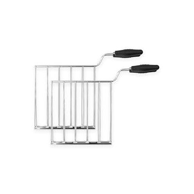 SMEG TSSR01 Sandwich Tang voor Broodrooster TSSR01, Metaal, Chroom/Zwart, Small SMEG TSSR01 Sandwich Tang voor Broodrooster TSSR01, Metaal, Chroom/Zwart, Small