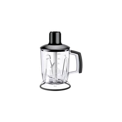 Braun Hakmolen/Blender Accessoire MQS 601 BK Met EasyClick Plus Systeem, Accessoire voor MultiQuick 7 en 9 Staafmixers, BPA-vrij, Capaciteit 1.25 l, Zwart Braun Hakmolen/Blender Accessoire MQS 601 BK Met EasyClick Plus Systeem, Accessoire voor MultiQuick 7 en 9 Staafmixers, BPA-vrij, Capaciteit 1.25 l, Zwart