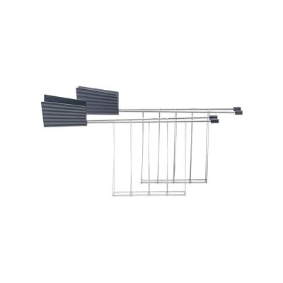Alessi Set van 2 broodroosters van kunststof MDL08RA G Alessi Set van 2 broodroosters van kunststof MDL08RA G
