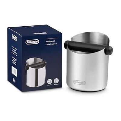 De'Longhi Coffee Knock Box DLSC084, koffieblik, roestvrij staal, antislip rubberen basis, afneembare stang, robuust en stabiel lichaam, gemakkelijk te reinigen De'Longhi Coffee Knock Box DLSC084, koffieblik, roestvrij staal, antislip rubberen basis, afneembare stang, robuust en stabiel lichaam, gemakkelijk te reinigen