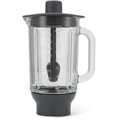 Kenwood KAH358GL mengkom Thermo Resist glas, 1,6 l, nieuwe messen, 1,8 l, zwart Kenwood KAH358GL mengkom Thermo Resist glas, 1,6 l, nieuwe messen, 1,8 l, zwart