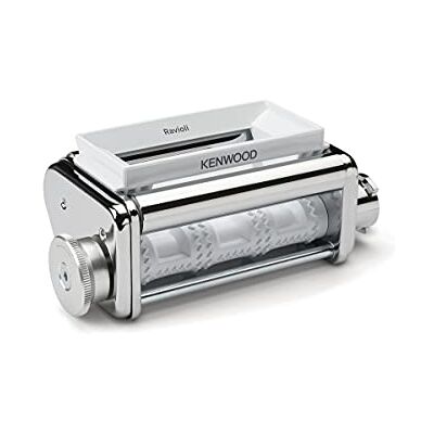 Kenwood Ravioli Maker KAX93.A0ME, accessoire voor Ravioli Fatti in Casa, compatibel met Robot da Cucina Chef e kMix, van duurzaam roestvrij staal, zilverkleurig Kenwood Ravioli Maker KAX93.A0ME, accessoire voor Ravioli Fatti in Casa, compatibel met Robot da Cucina Chef e kMix, van duurzaam roestvrij staal, zilverkleurig