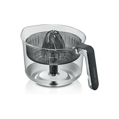 Bosch MUZS68ZP Citruspers voor vers sap, schenktuit, handvat, serveercontainer, compatibel met MUM serie 8 Optimum en keukenmachine serie 6 Bosch MUZS68ZP Citruspers voor vers sap, schenktuit, handvat, serveercontainer, compatibel met MUM serie 8 Optimum en keukenmachine serie 6