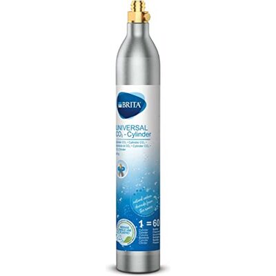 Brita SodaOne Set van 2 CO2 gasfles voor bruiswatertoestellen Universeel Brita SodaOne Set van 2 CO2 gasfles voor bruiswatertoestellen Universeel