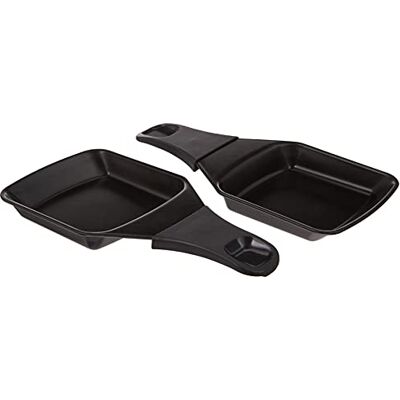 Tefal Set met 2 schaaltjes met antiaanbaklaag voor raclette XA400202, zwart Tefal Set met 2 schaaltjes met antiaanbaklaag voor raclette XA400202, zwart