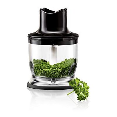Braun MQ 20 hakmolen, accessoires compatibel met MultiQuick staafmixer met EasyClick-systeem, 350 ml, zwart Braun MQ 20 hakmolen, accessoires compatibel met MultiQuick staafmixer met EasyClick-systeem, 350 ml, zwart