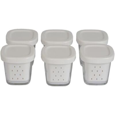 SEB XF100110 Yoghurtmakerpotten, 6 stuks SEB XF100110 Yoghurtmakerpotten, 6 stuks