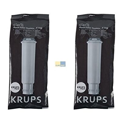 Krups Claris F088 filterpatroon voor koffiezetapparaat, 2 stuks Krups Claris F088 filterpatroon voor koffiezetapparaat, 2 stuks
