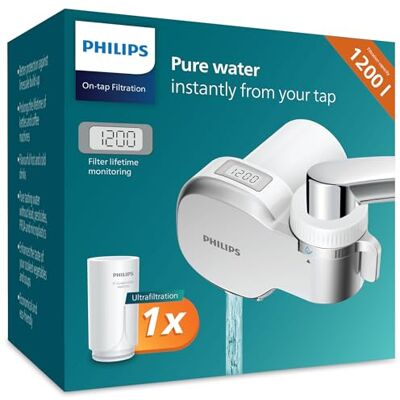 Philips Water Ontap filter AWP3756P1/10 ULTRAFILTRATIE met digitaal display, filtercapaciteit 1200 l Philips Water Ontap filter AWP3756P1/10 ULTRAFILTRATIE met digitaal display, filtercapaciteit 1200 l