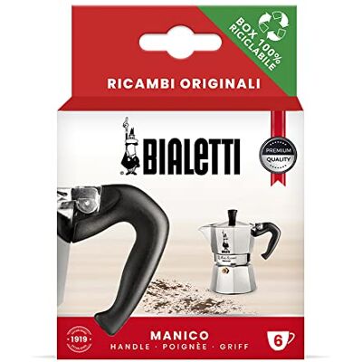 Bialetti Reserveonderdelen, inclusief 1 handgreep met stekker, compatibel met Moka Express 6 kopjes Bialetti Reserveonderdelen, inclusief 1 handgreep met stekker, compatibel met Moka Express 6 kopjes