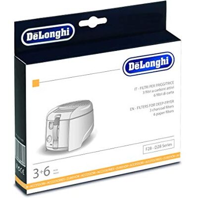 De'Longhi Fil.F28 Filterset voor friteuses voor F28 D28 De'Longhi Fil.F28 Filterset voor friteuses voor F28 D28