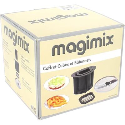 Magimix 148413 Set van 4 dobbelstenen en stokjes zilver Magimix 148413 Set van 4 dobbelstenen en stokjes zilver