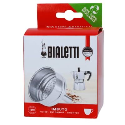 Bialetti Reserveonderdelen, inclusief 1 trechterfilter, compatibel met Moka Express, Flamme, Break, Dame, Moka Timer en Rainbow (6 kopjes) Bialetti Reserveonderdelen, inclusief 1 trechterfilter, compatibel met Moka Express, Flamme, Break, Dame, Moka Timer en Rainbow (6 kopjes)