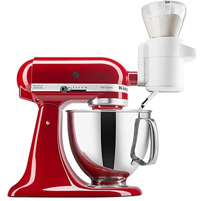 KitchenAid Accessoires – 5KSMSFTA – zeef en weegschaal voor keukenmachine – zeef voor meel of suikerpoeder – elektronische keukenweegschaal KitchenAid Accessoires – 5KSMSFTA – zeef en weegschaal voor keukenmachine – zeef voor meel of suikerpoeder – elektronische keukenweegschaal