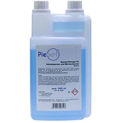 Piebert ® ® Melkschuimreiniger voor volautomatische koffiemachines 1000 ml reinigingsconcentraat speciale reiniger voor roomdispenser en alkalische melkopschuimer universeel inzetbaar ® Made in Germany Piebert ® ® Melkschuimreiniger voor volautomatische koffiemachines 1000 ml reinigingsconcentraat speciale reiniger voor roomdispenser en alkalische melkopschuimer universeel inzetbaar ® Made in Germany