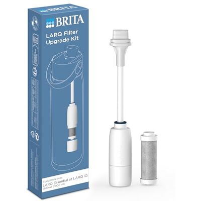 Brita LARQ Upgrade Kit met filter, incl. 1 waterfilter waterfilter starterset voor LARQ essentiële flessen (680 ml en 1000 ml) vermindert micro-verontreinigingen Brita LARQ Upgrade Kit met filter, incl. 1 waterfilter waterfilter starterset voor LARQ essentiële flessen (680 ml en 1000 ml) vermindert micro-verontreinigingen