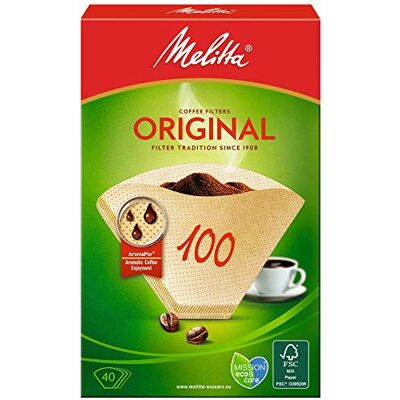 Melitta Doos met 40 koffiefilters nr. 100 originele aromaboy Melitta Doos met 40 koffiefilters nr. 100 originele aromaboy
