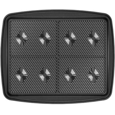 LAGRANGE Wafelplaatset, geschikt voor alle "Super2" wafelijzer, gegoten aluminium platen, dubbellaagse antiaanbaklaag, 030222, zwart LAGRANGE Wafelplaatset, geschikt voor alle "Super2" wafelijzer, gegoten aluminium platen, dubbellaagse antiaanbaklaag, 030222, zwart