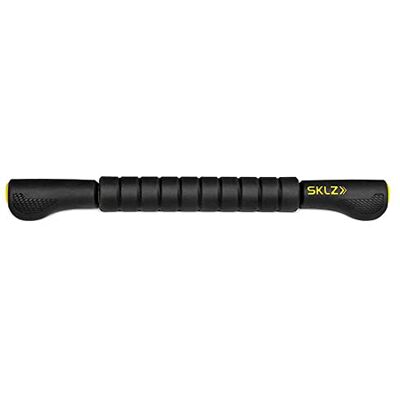 SKLZ Massagerollstang, spierherstel, uitrusting voor en na de training, zwart/geel, 38 cm SKLZ Massagerollstang, spierherstel, uitrusting voor en na de training, zwart/geel, 38 cm
