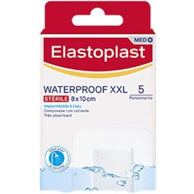 Elastoplast XXL 5 steriele waterdichte pleisters Elastoplast XXL 5 steriele waterdichte pleisters
