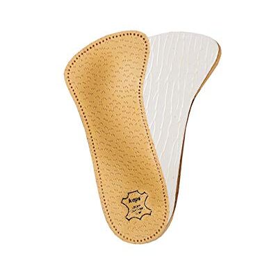 Kaps Orthopedische inlegzolen 3/4 van leer met lengte- en dwarsboogondersteuning, Flamenco, alle maten, Natuurlijk. 39 EUR Kaps Orthopedische inlegzolen 3/4 van leer met lengte- en dwarsboogondersteuning, Flamenco, alle maten, Natuurlijk. 39 EUR
