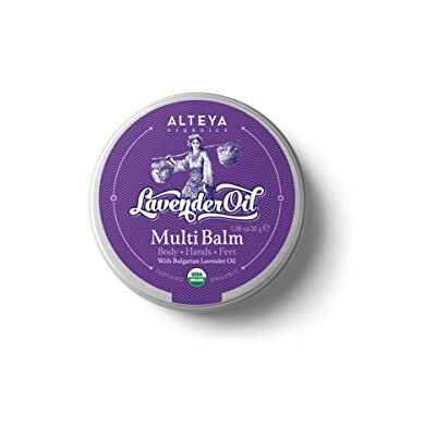 Alteya Organics Alteya Biologische lavendelbalsem voor alle doeleinden 30 g USDA gecertificeerd biologisch behandeling van lichaam, handen en voeten met lavendelolie van therapeutische kwaliteit rustgevend en hydraterend Alteya Organics Alteya Biologische lavendelbalsem voor alle doeleinden 30 g USDA gecertificeerd biologisch behandeling van lichaam, handen en voeten met lavendelolie van therapeutische kwaliteit rustgevend en hydraterend