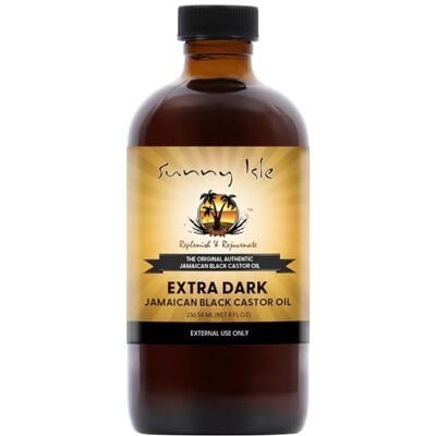 Sunny Isle Ex-Dark Jamaicaanse Black Castor Oil 8oz Sunny Isle Ex-Dark Jamaicaanse Black Castor Oil 8oz