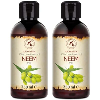 Trust Neemolie 2 x 250 ml – Melia Azadirachta – plantaardige neemolie – zuiver en natuurlijk – koudgeperst en ongeraffineerd voor zuivere huid, planten, hondenhaar Trust Neemolie 2 x 250 ml – Melia Azadirachta – plantaardige neemolie – zuiver en natuurlijk – koudgeperst en ongeraffineerd voor zuivere huid, planten, hondenhaar