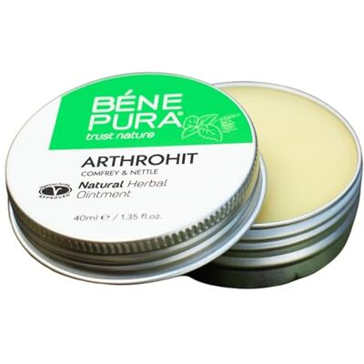 Trust BenePura Arthrohit smeerwortel, natuurlijke zalf voor gewrichten, stijfheid en zwellingen bij brandnetel, 40 ml Trust BenePura Arthrohit smeerwortel, natuurlijke zalf voor gewrichten, stijfheid en zwellingen bij brandnetel, 40 ml