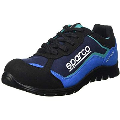 SPARCO Schoenen Nitro S3 zwart/blauw SPARCO Schoenen Nitro S3 zwart/blauw