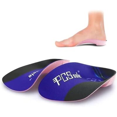 PCSsole 3/4 orthopedische inlegzolen, platte voeten, voetzool, ondersteuning voor plantaire fasciitis, pijnverlichting voor dames en heren, EU (47-49), blauw XXL:(EU47-49) PCSsole 3/4 orthopedische inlegzolen, platte voeten, voetzool, ondersteuning voor plantaire fasciitis, pijnverlichting voor dames en heren, EU (47-49), blauw XXL:(EU47-49)
