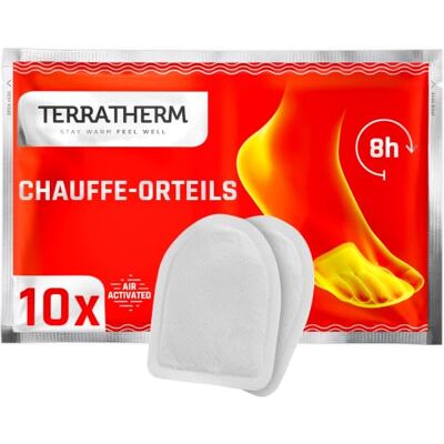 TerraTherm Voetwarmer pleister, 5, 10 of 30 paar,verwarmt voeten gedurende 8 uur, voetwarmer geschikt voor alle soorten schoeisel, dun, comfortabel zacht 5, 10 ou 30 paires, 8 heures de chaleur, chaufferette pied adaptable à tout type de chaussure TerraTherm Voetwarmer pleister, 5, 10 of 30 paar,verwarmt voeten gedurende 8 uur, voetwarmer geschikt voor alle soorten schoeisel, dun, comfortabel zacht 5, 10 ou 30 paires, 8 heures de chaleur, chaufferette pied adaptable à tout type de chaussure