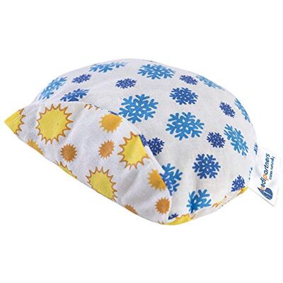 Medi Partners Cherry Stone warmtekussen voor baby 180 g rond 15 cm ecologisch 100% katoen koudetherapie warmte (sneeuwvlokken/zonneschijn) Medi Partners Cherry Stone warmtekussen voor baby 180 g rond 15 cm ecologisch 100% katoen koudetherapie warmte (sneeuwvlokken/zonneschijn)