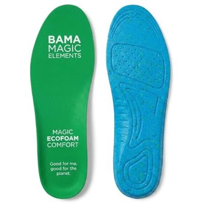 Bama Magic Soft Comfort zool met Ecofoam voor zacht bekleding, met microluchtkamers, groen/blauw, wasbaar, maat 41/42 41-42 Bama Magic Soft Comfort zool met Ecofoam voor zacht bekleding, met microluchtkamers, groen/blauw, wasbaar, maat 41/42 41-42