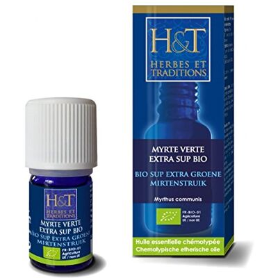 Herbes & Traditions Groene mirte extra sup bio 2 ml Herbes & Traditions Groene mirte extra sup bio 2 ml