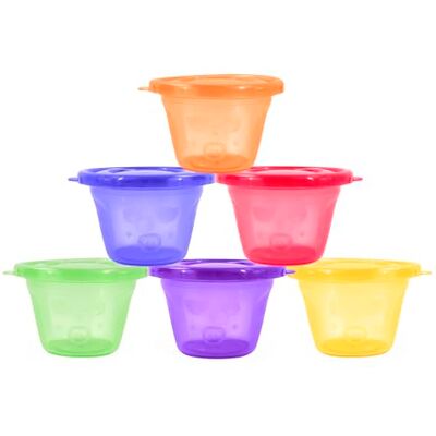 dBb Remond Kleine voorraaddoos voor baby's, voedselbewaardoos, babyvoeding, diepvriesdoos, 6 x 120 ml dBb Remond Kleine voorraaddoos voor baby's, voedselbewaardoos, babyvoeding, diepvriesdoos, 6 x 120 ml