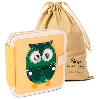 KIDDIE SENSE Quiet Book Dierenboek Montessori van vilt voor baby's en peuters, stimuleert de motoriek, taal en concentratie, perfect voor reizen, cadeau voor geboorte vanaf 6 maanden (dieren) KIDDIE SENSE Quiet Book Dierenboek Montessori van vilt voor baby's en peuters, stimuleert de motoriek, taal en concentratie, perfect voor reizen, cadeau voor geboorte vanaf 6 maanden (dieren)
