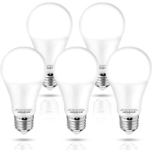 Aigostar Ledlamp E27, koudwit, 6500 K, 1170 lumen, 12 W, komt overeen met 81 W gloeilamp, A60 ledlampen, hoek van 280 graden, niet dimbaar, 5 stuks Aigostar Ledlamp E27, koudwit, 6500 K, 1170 lumen, 12 W, komt overeen met 81 W gloeilamp, A60 ledlampen, hoek van 280 graden, niet dimbaar, 5 stuks