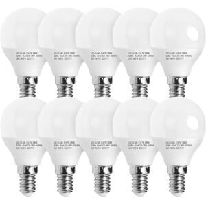 Aigostar Ledlamp E14 G45, 7 W verbruikt komt overeen met 49 W, warm licht 3000 K, 620 lumen, hoek van 180 graden, CRI ≥ 80, verpakking van 10 stuks met doos Aigostar Ledlamp E14 G45, 7 W verbruikt komt overeen met 49 W, warm licht 3000 K, 620 lumen, hoek van 180 graden, CRI ≥ 80, verpakking van 10 stuks met doos