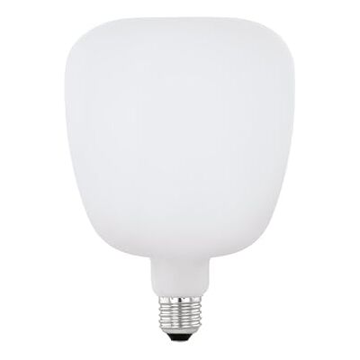 EGLO Ledlamp, E27, dimbaar, grote maat, vierkant, extra groot, van opaal wit glas, 4,5 watt (komt overeen met 40 watt), 470 lumen, warm wit, 2700 Kelvin, TS140, Ø 14 cm EGLO Ledlamp, E27, dimbaar, grote maat, vierkant, extra groot, van opaal wit glas, 4,5 watt (komt overeen met 40 watt), 470 lumen, warm wit, 2700 Kelvin, TS140, Ø 14 cm