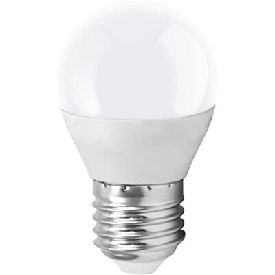 EGLO E27-ledlamp, gloeilamp, ledlamp van 4 watt (komt overeen met 30 watt), 320 lumen, E27 led met neutraalwit licht, 4000 kelvin, gloeilamp G45, diameter: 4,5 cm EGLO E27-ledlamp, gloeilamp, ledlamp van 4 watt (komt overeen met 30 watt), 320 lumen, E27 led met neutraalwit licht, 4000 kelvin, gloeilamp G45, diameter: 4,5 cm