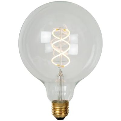 LUCIDE G125 Gloeilamp Ø 12,5 cm LED afmetingen E27-1 x 4,9 W 2700 K transparant LUCIDE G125 Gloeilamp Ø 12,5 cm LED afmetingen E27-1 x 4,9 W 2700 K transparant