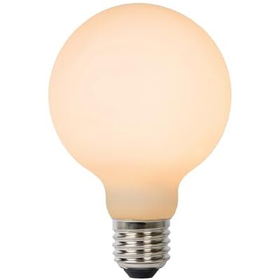 LUCIDE G125 Gloeilamp Ø 12,5 cm LED 3 stappen E27-1 x 8 W 2700 K opaal LUCIDE G125 Gloeilamp Ø 12,5 cm LED 3 stappen E27-1 x 8 W 2700 K opaal