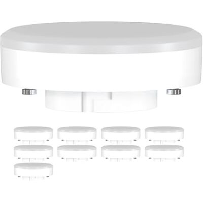ledscom.de 10 x GX53 led-lamp, warmwit (2700 K), 10,6 W, 1038 lm, 115°, mat ledscom.de 10 x GX53 led-lamp, warmwit (2700 K), 10,6 W, 1038 lm, 115°, mat