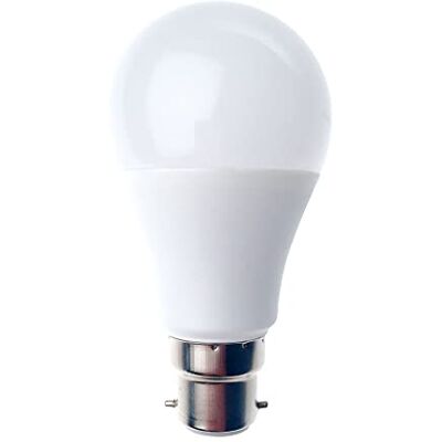 Velamp SMD LED-lamp, standaard A60, 12 W/1055 lm, fitting B22 (Frankrijk), 3000 K Velamp SMD LED-lamp, standaard A60, 12 W/1055 lm, fitting B22 (Frankrijk), 3000 K