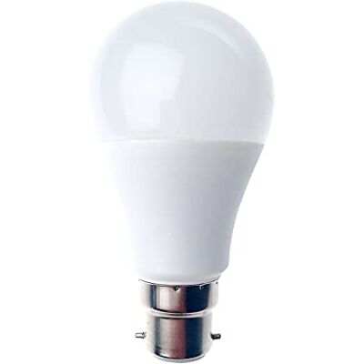 Velamp SMD LED-lamp, standaard A60, 12 W/1055 lm, fitting B22 (Frankrijk), 4000 K Velamp SMD LED-lamp, standaard A60, 12 W/1055 lm, fitting B22 (Frankrijk), 4000 K